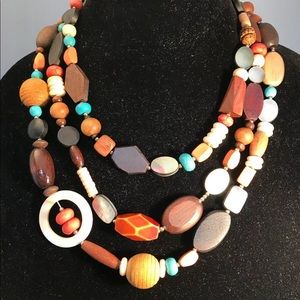 Chico’s Statement 3 Strand Chunky Necklace
